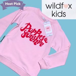 NWT Wildfox Soft “Puppies & Sunshine” Sweatshirt